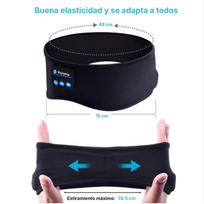 Diadema deportiva con auriculares bluetooth